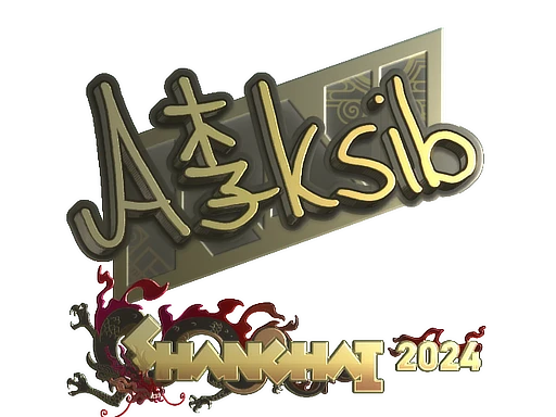 Sticker | Aleksib (Gold) | Shanghai 2024