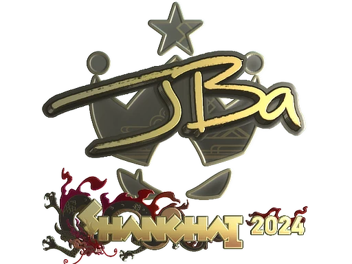 Sticker | JBa (Gold) | Shanghai 2024
