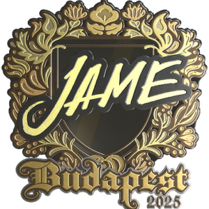 Sticker | Jame (Gold) | Budapest 2025
