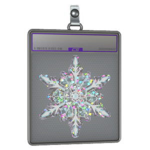 Sticker Slab | Snowfall (Glitter)