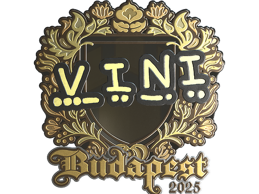 Sticker | VINI (Gold) | Budapest 2025