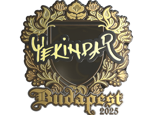 Sticker | YEKINDAR (Gold) | Budapest 2025