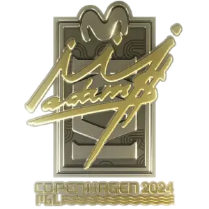 Sticker | adamS (Gold) | Copenhagen 2024