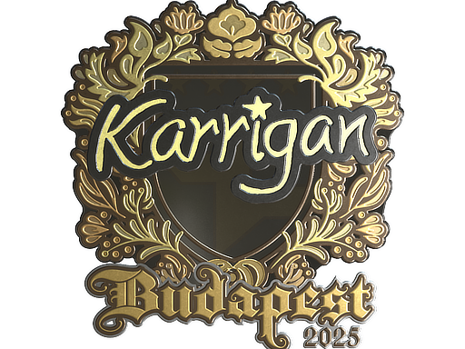Sticker | karrigan (Gold) | Budapest 2025