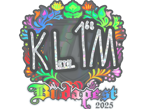 Sticker | kl1m (Holo) | Budapest 2025