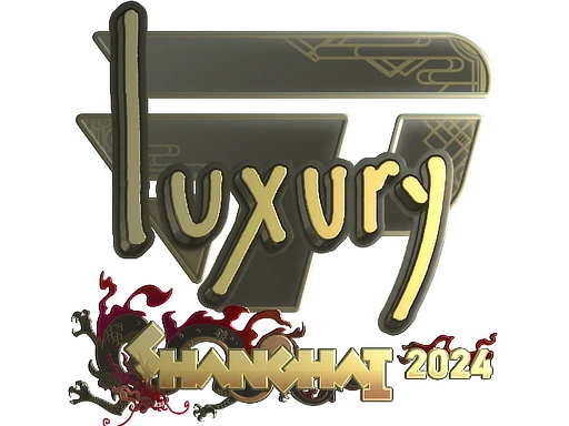 Sticker | lux (Gold) | Shanghai 2024