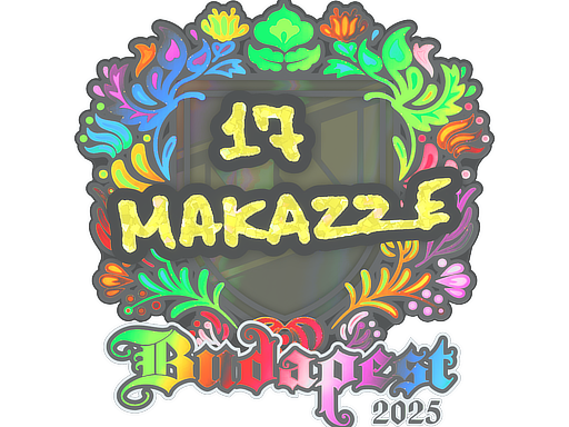 Sticker | makazze (Holo) | Budapest 2025