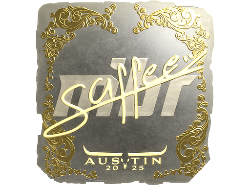 Sticker | saffee (Gold) | Austin 2025