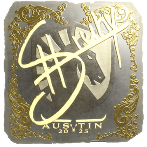 Sticker | siuhy (Gold) | Austin 2025