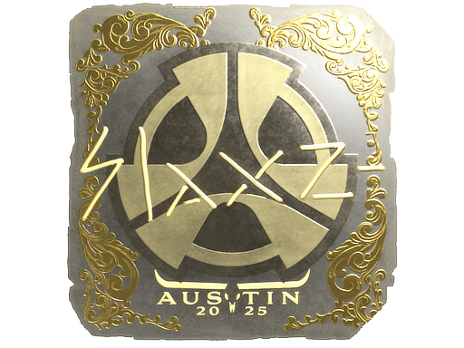 Sticker | slaxz- (Gold) | Austin 2025