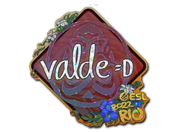 Sticker | v4lde (Glitter) | Rio 2022