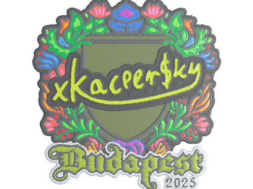 Sticker | xKacpersky (Embroidered) | Budapest 2025
