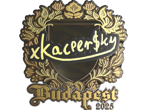 Sticker | xKacpersky (Gold) | Budapest 2025