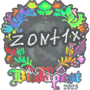 Sticker | zont1x (Holo) | Budapest 2025