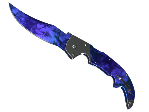 ★ StatTrak™ Falchion Knife | Doppler Sapphire (Factory New)