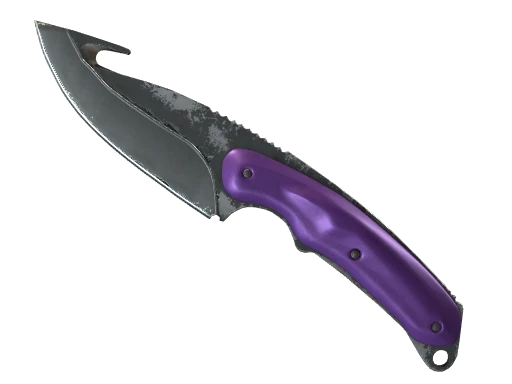 ★ StatTrak™ Gut Knife | Ultraviolet (Well-Worn)