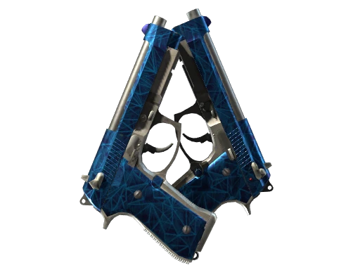 Dual Berettas | Cobalt Quartz (Minimal Wear)