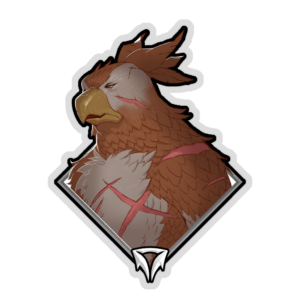 Gold Crownfall Sticker - Gralla