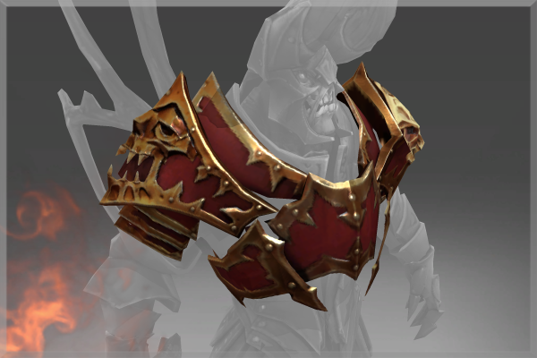 Inscribed Pauldrons of the Daemon Prince