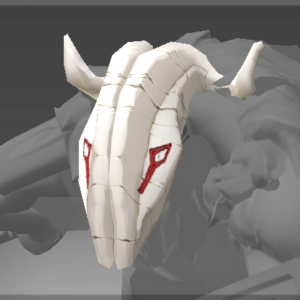 Inscribed Stoic Mask of the High Plains