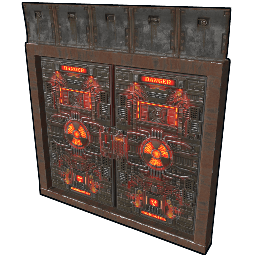 Nuke Room Double Armored Door