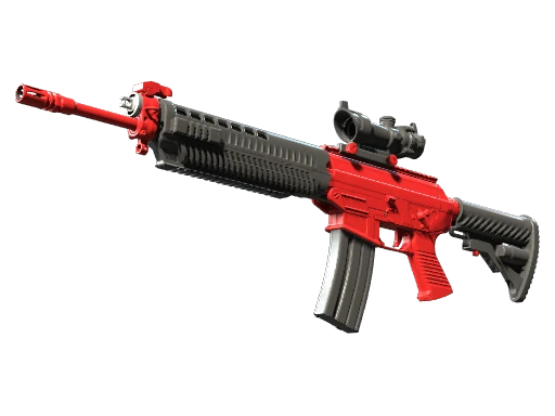 SG 553 | Candy Apple (Minimal Wear)