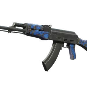 StatTrak™ AK-47 | Blue Laminate (Well-Worn)