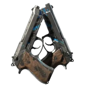 StatTrak™ Dual Berettas | Shred (Battle-Scarred)