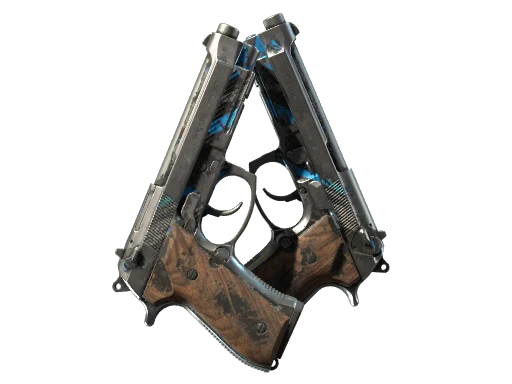 StatTrak™ Dual Berettas | Shred (Battle-Scarred)