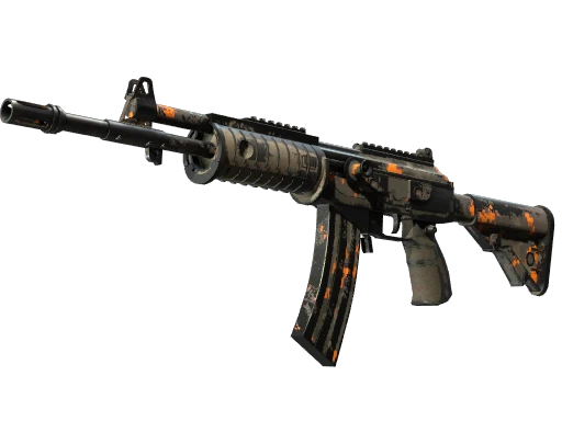 StatTrak™ Galil AR | Orange DDPAT (Battle-Scarred)