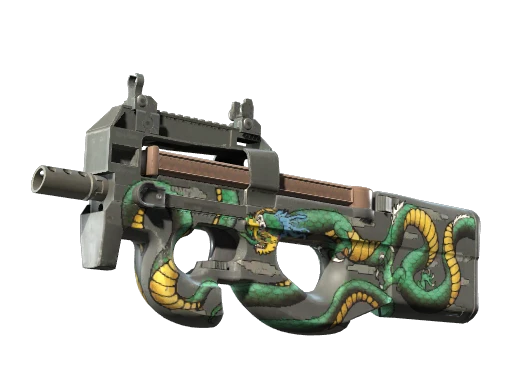 StatTrak™ P90 | Emerald Dragon (Factory New)