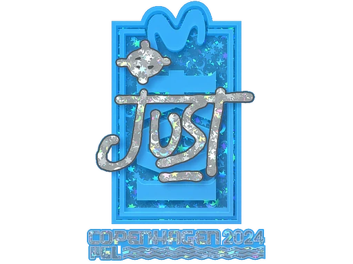 Sticker | JUST (Glitter) | Copenhagen 2024