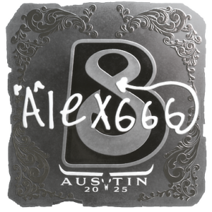 Sticker | alex666 (Foil) | Austin 2025