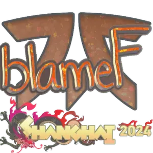 Sticker | blameF (Glitter) | Shanghai 2024