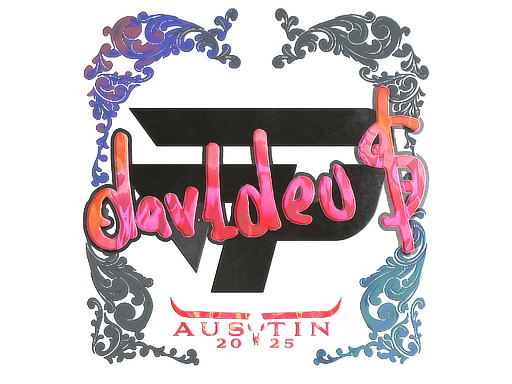 Sticker | dav1deuS (Holo) | Austin 2025