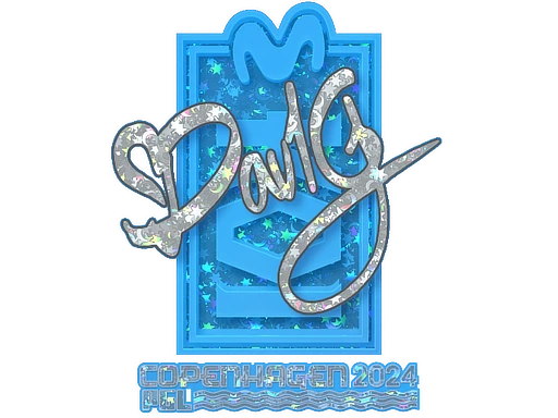 Sticker | dav1g (Glitter) | Copenhagen 2024