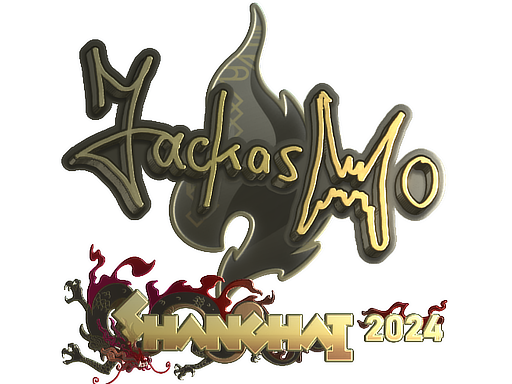 Sticker | jackasmo (Gold) | Shanghai 2024