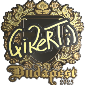 Sticker | qikert (Gold) | Budapest 2025