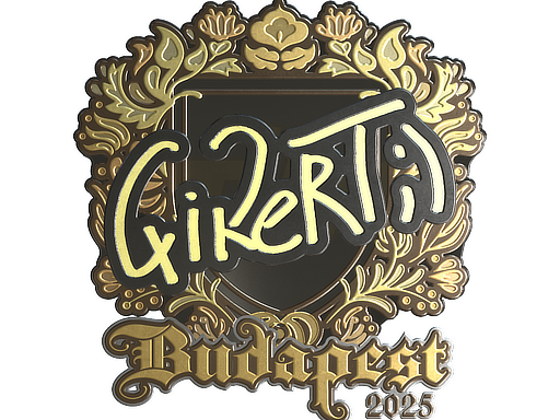 Sticker | qikert (Gold) | Budapest 2025