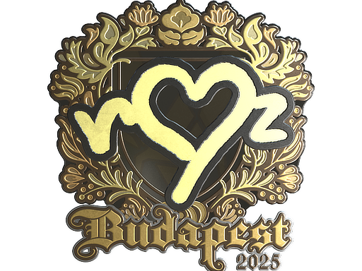 Sticker | ropz (Gold) | Budapest 2025
