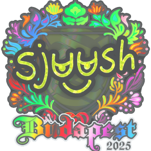 Sticker | sjuush (Holo) | Budapest 2025