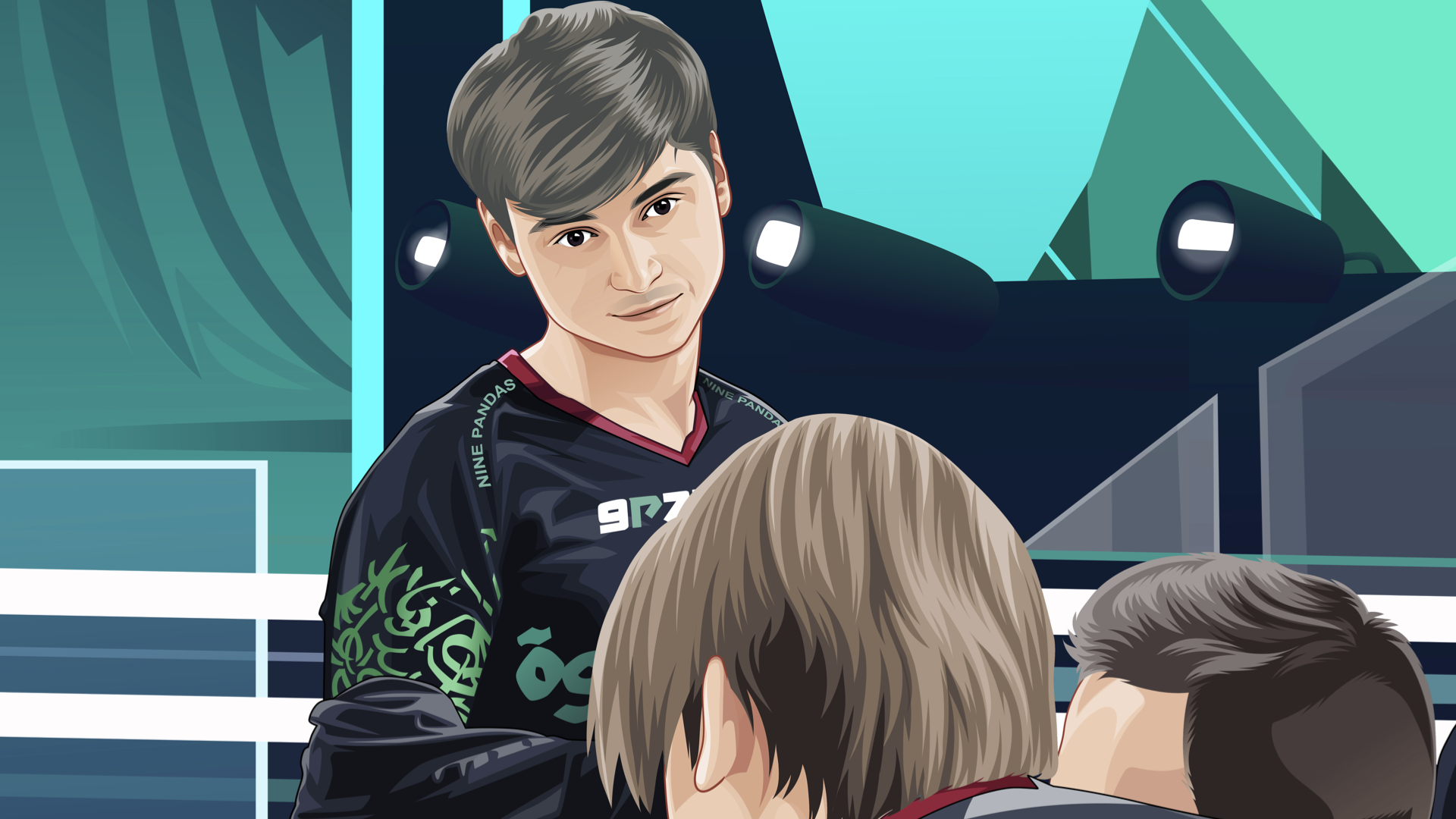 Team Wallpaper - 9Pandas, Season 10, #1