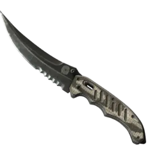 ★ Flip Knife | Black Laminate (Well-Worn)