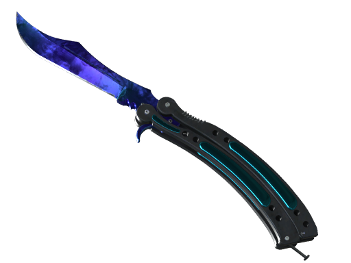 ★ StatTrak™ Butterfly Knife | Doppler Sapphire (Minimal Wear)