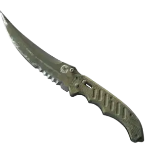 ★ StatTrak™ Flip Knife | Safari Mesh (Battle-Scarred)