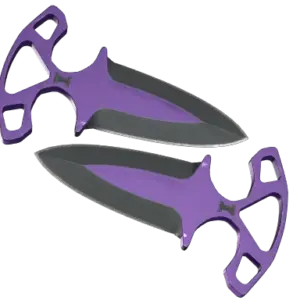 ★ StatTrak™ Shadow Daggers | Ultraviolet (Well-Worn)