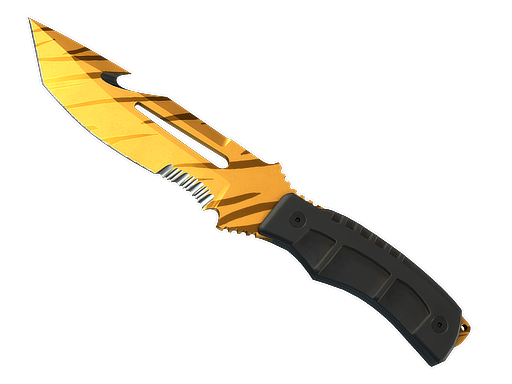 ★ StatTrak™ Survival Knife | Tiger Tooth (Minimal Wear)