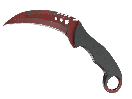 ★ StatTrak™ Talon Knife | Crimson Web (Well-Worn)