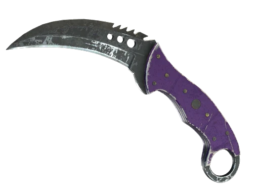 ★ StatTrak™ Talon Knife | Ultraviolet (Battle-Scarred)