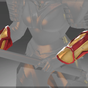 Autographed Bracers of the Errant Soldier